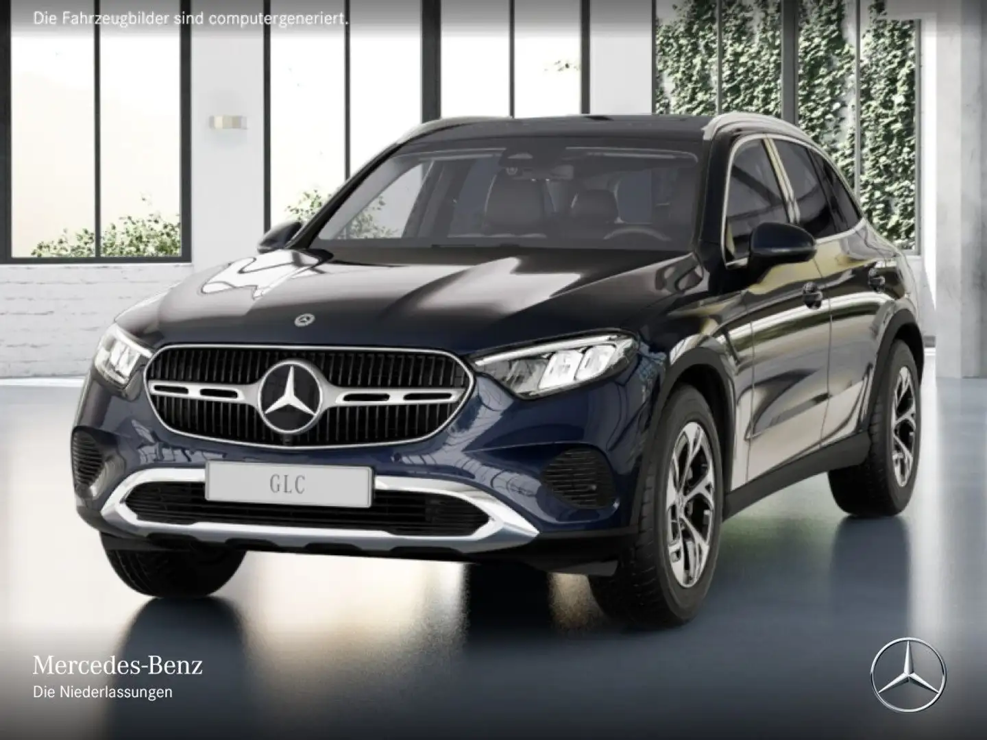 Mercedes-Benz GLC 300 e 4M AVANTG+PANO+LED+KAMERA+TOTW+KEYLESS Blau - 2