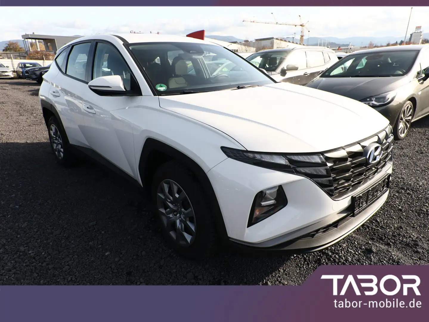 Hyundai TUCSON 1.6 T-GDI 150 Pure Kam LaneAs AppCo Weiß - 2