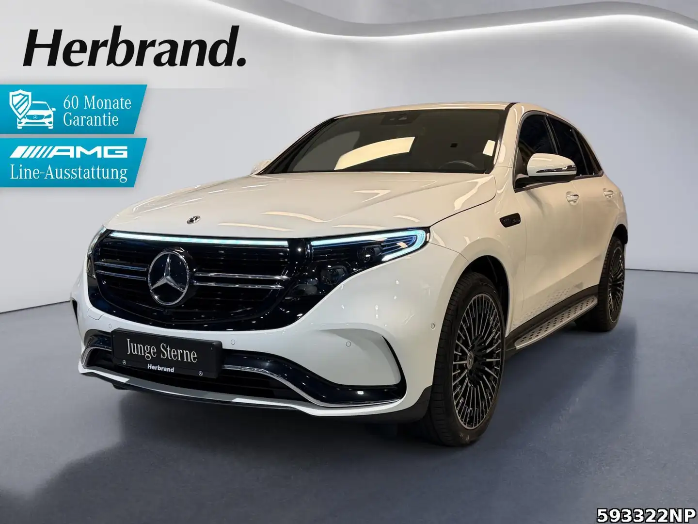 Mercedes-Benz EQC 400 4matic AMG Line MULTIBEAM Kamera 21"LM Bianco - 1
