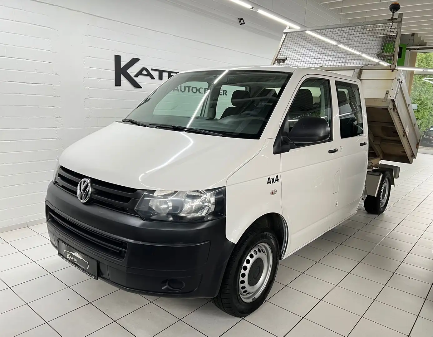 Volkswagen T5 2.0 TDI Kipper 4MOTION Doppelkabine Standhzg Wit - 1