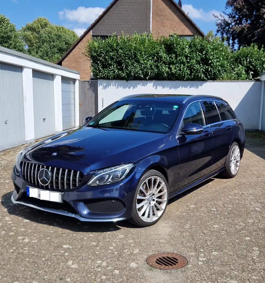 Mercedes-Benz C 400 4Matic T 7G-TRONIC AMG Line Blau - 1