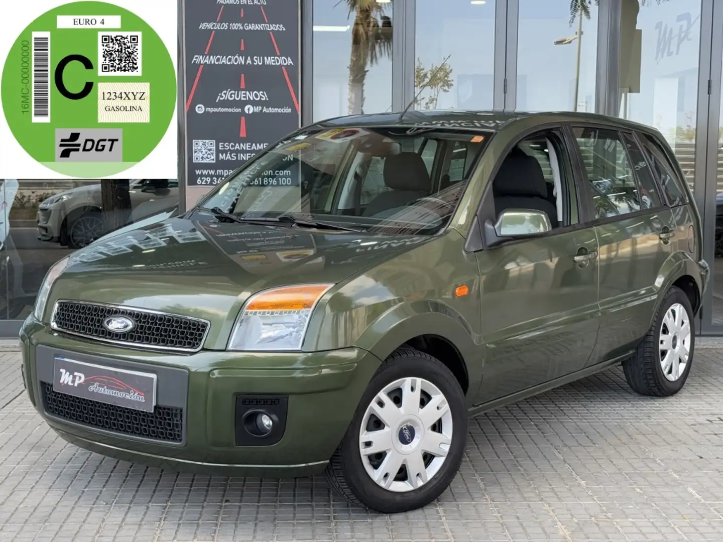 Ford Fusion 1.6 Plus Zelená - 1