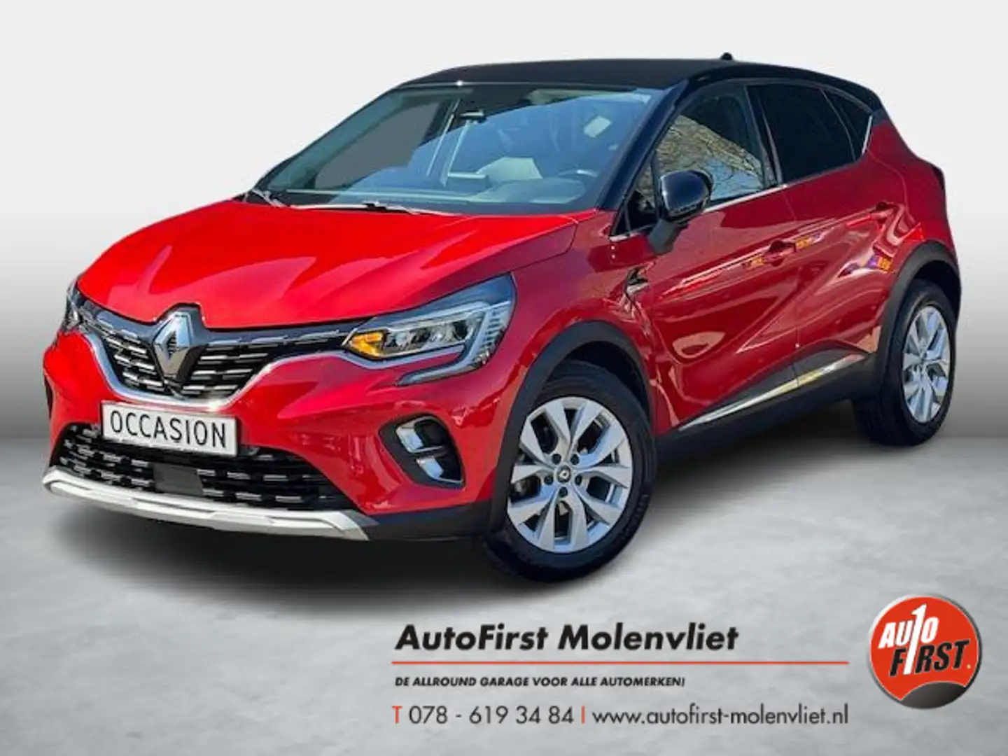 Renault Captur 1.3 TCe 140 Intens I Hybride I Automaat I INCL. € Rood - 1