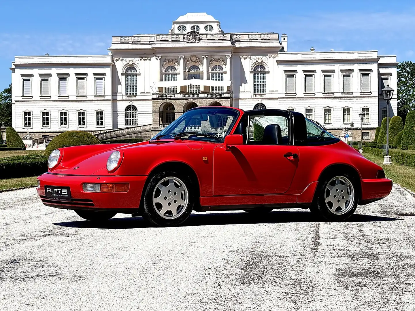 Porsche 964 911 964 Carrera 2 Targa Ö-Auto, Turbo-Sitze, Mo... Rot - 1