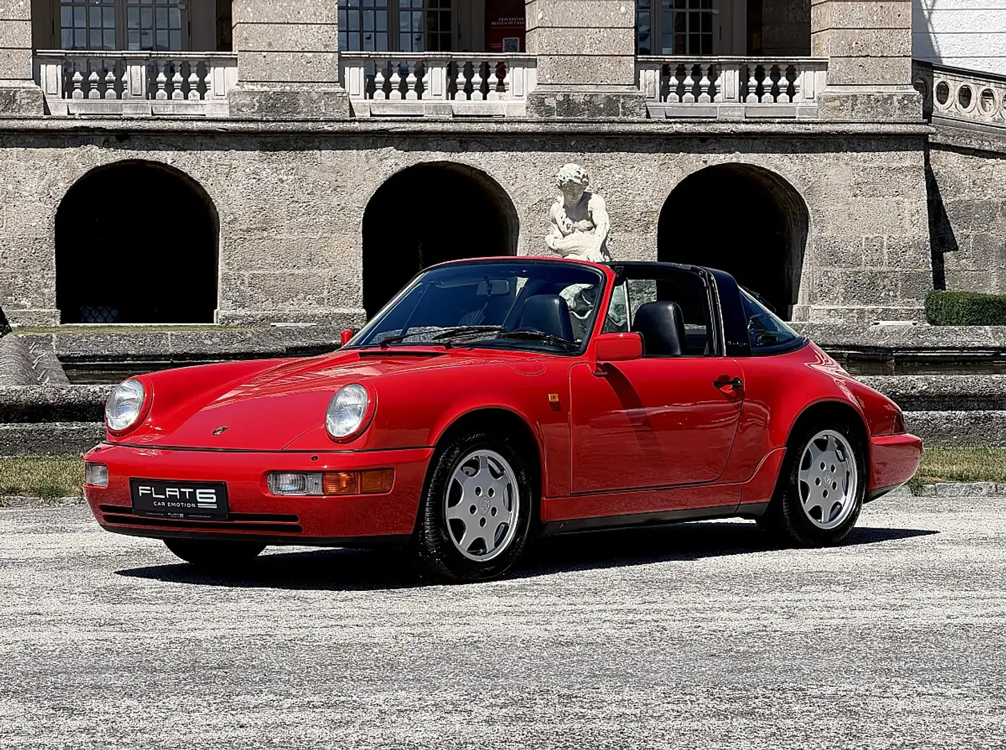 Porsche 964 911 964 Carrera 2 Targa Ö-Auto, Turbo-Sitze, Mo... Rot - 2