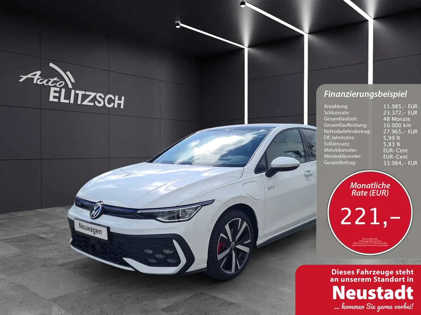 Volkswagen Golf VIII GTE Matrix HUD AHK 360° DCC ACC Keyless Weiß - 1