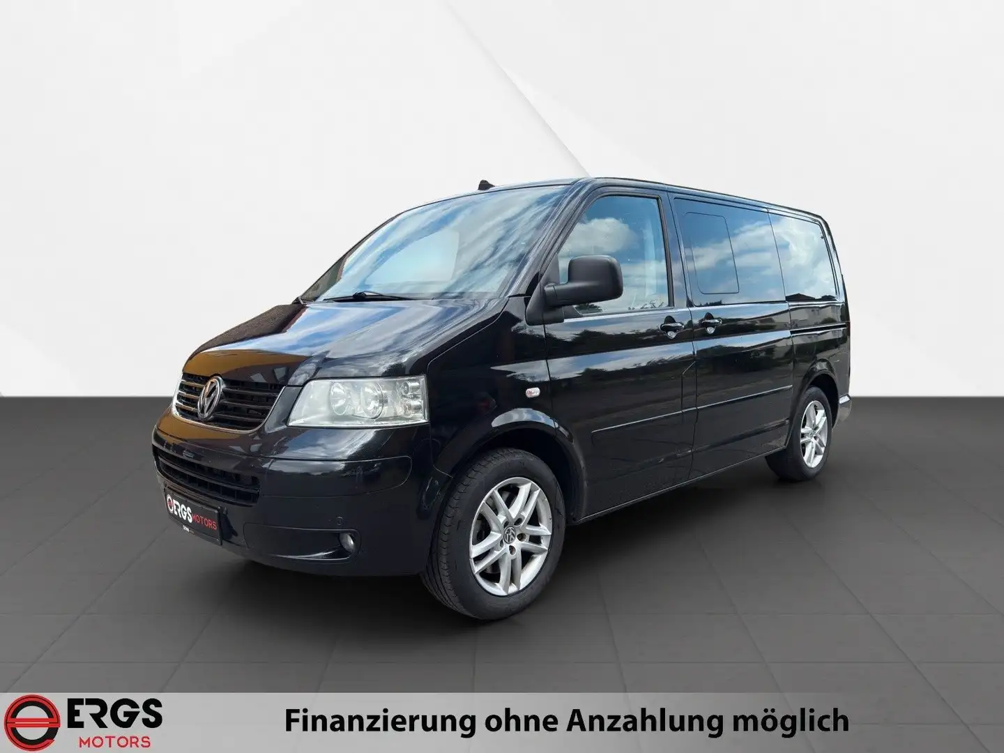 Volkswagen T5 Multivan 2.5 TDI Concert 7Si,AHK,Leder,Standh Negro - 1