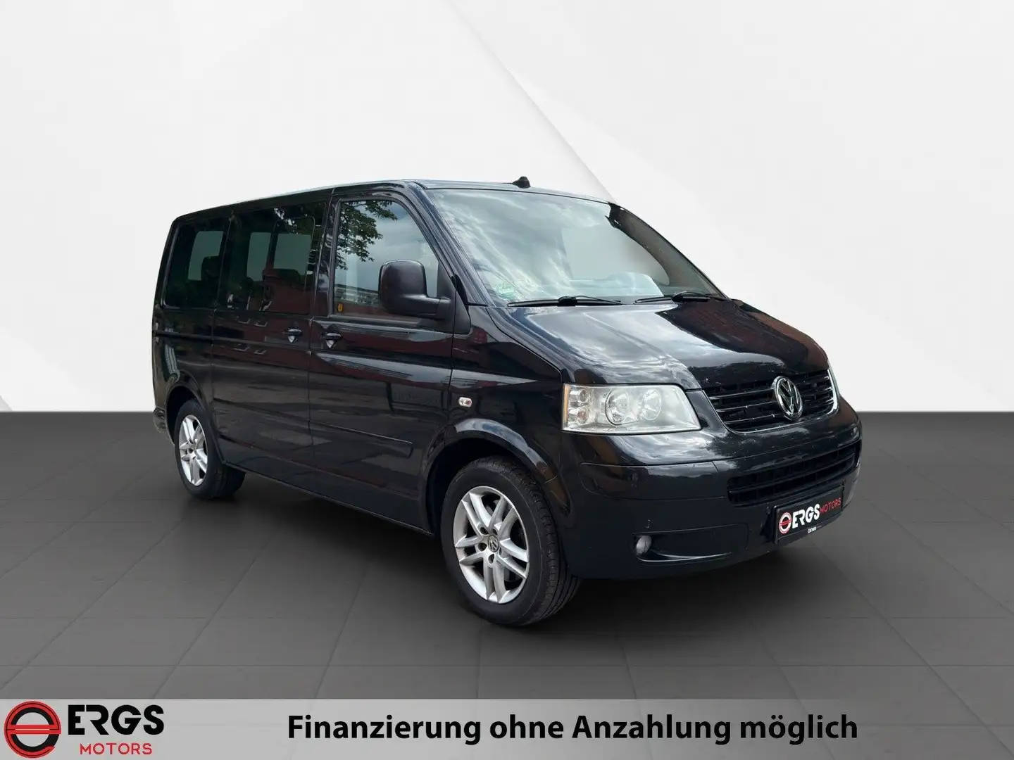 Volkswagen T5 Multivan 2.5 TDI Concert 7Si,AHK,Leder,Standh Negro - 2