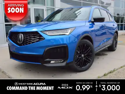 Blue 2026 Acura MDX SUV / Crossover  Automatic