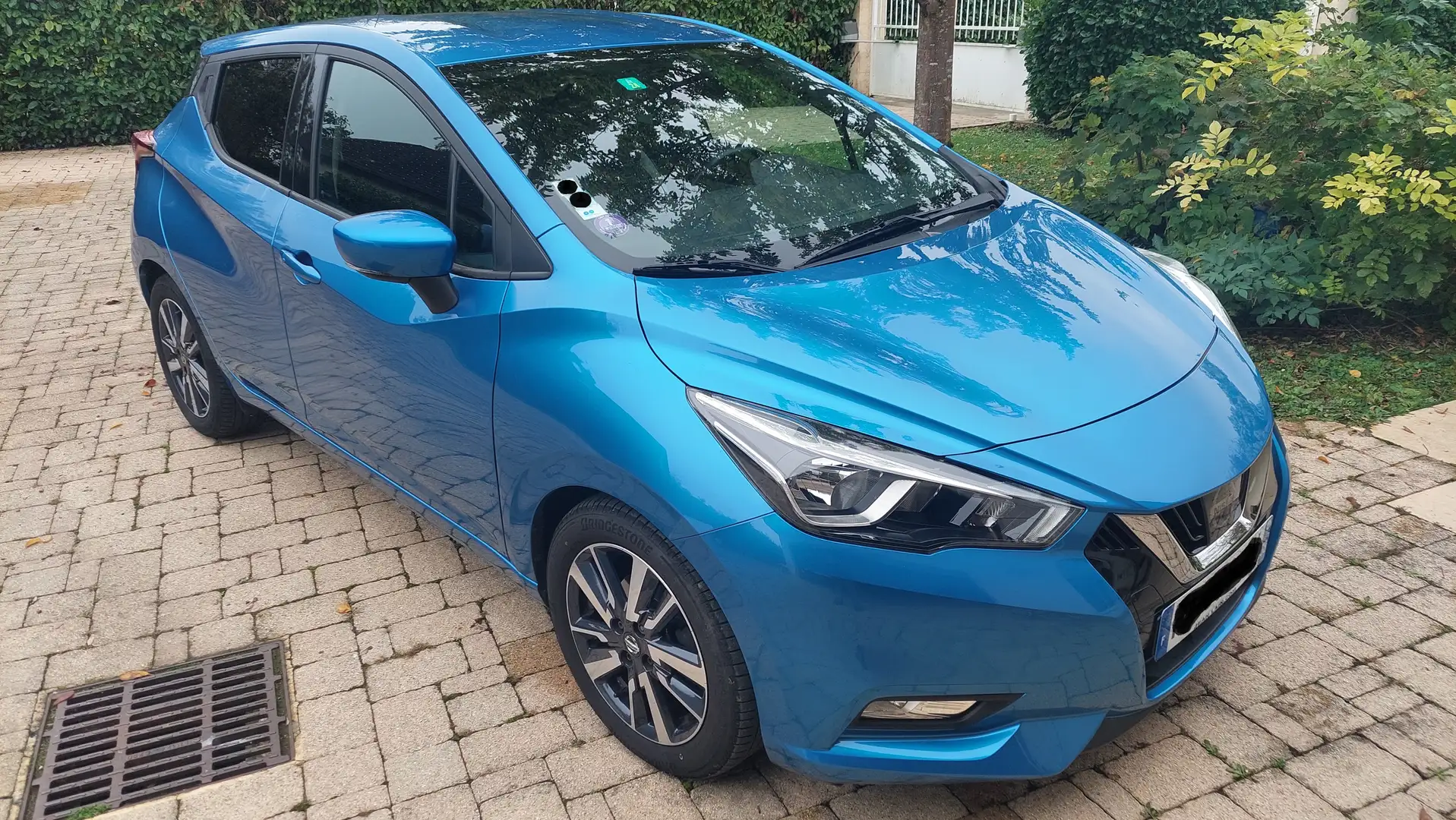 Nissan Micra Micra IG-T 90 N-Connecta Bleu - 1