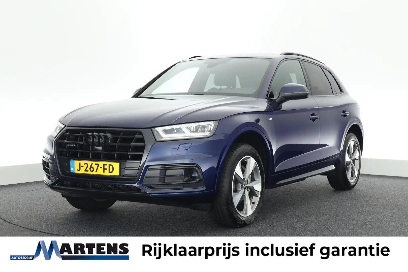 Audi Q5 40 TDI 190pk quattro Sport S Line Edition Standkac Blauw - 1