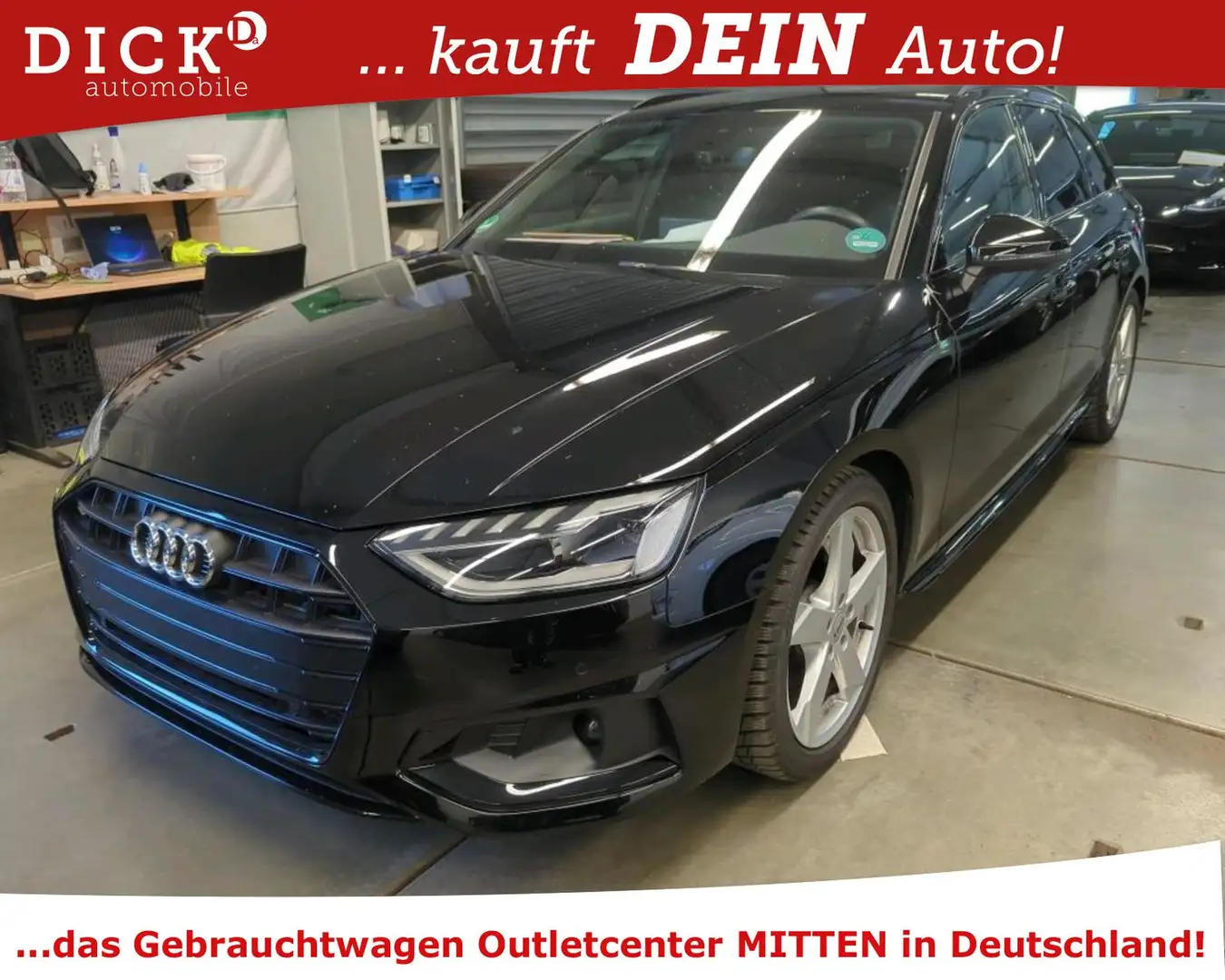 Audi A4 Av 40 TFSI  LED/ACC/VIRTU/B&O/SHZ/APPLE/8Fa Schwarz - 1
