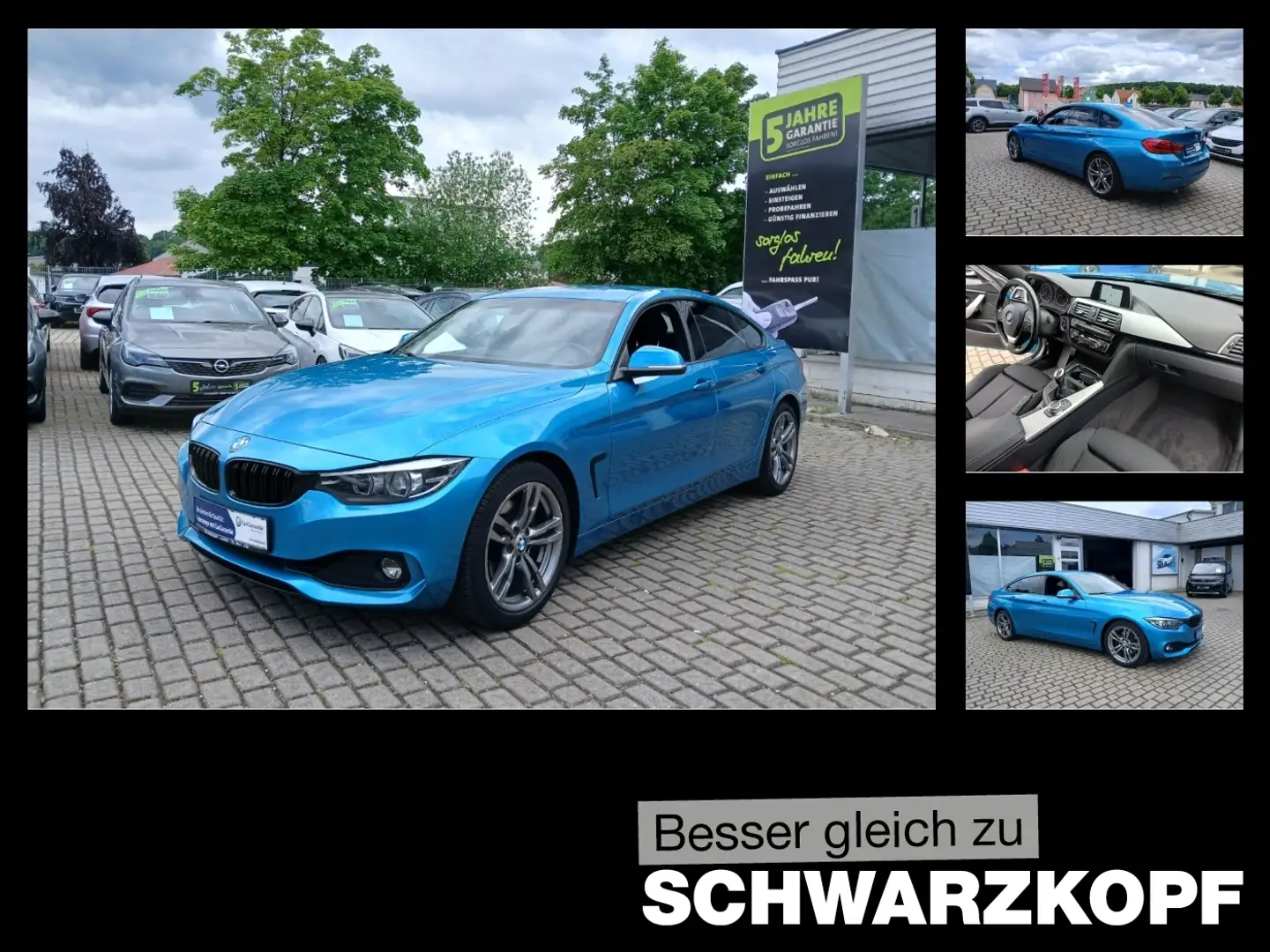 BMW 430 i Gran Coupe Lenkradheizung,Sitzheizung Bleu - 1
