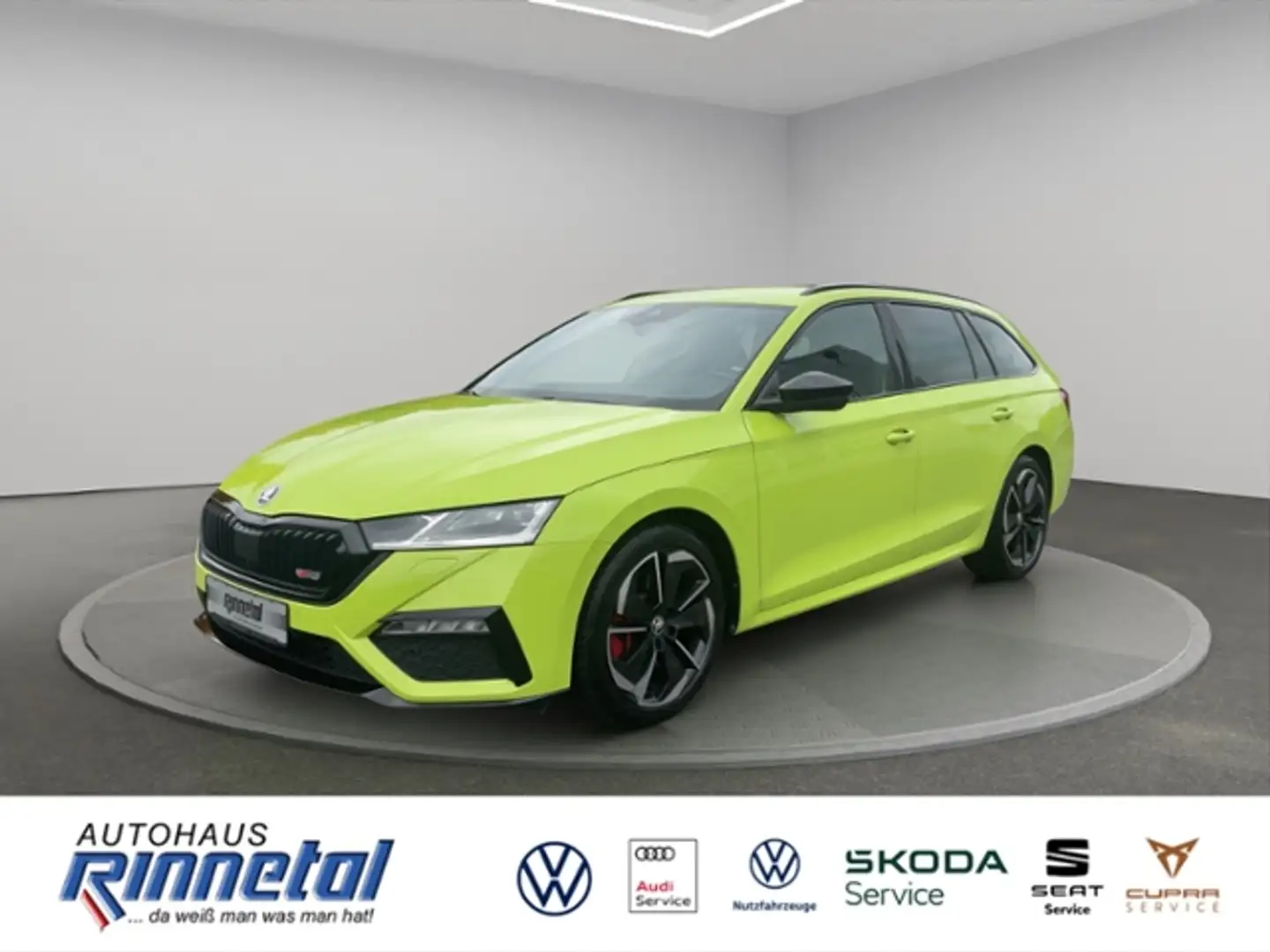 Skoda Octavia Combi 2.0 TSI DSG RS COLUMBUS+MATRIX LED+HUD+ERGO Grün - 1