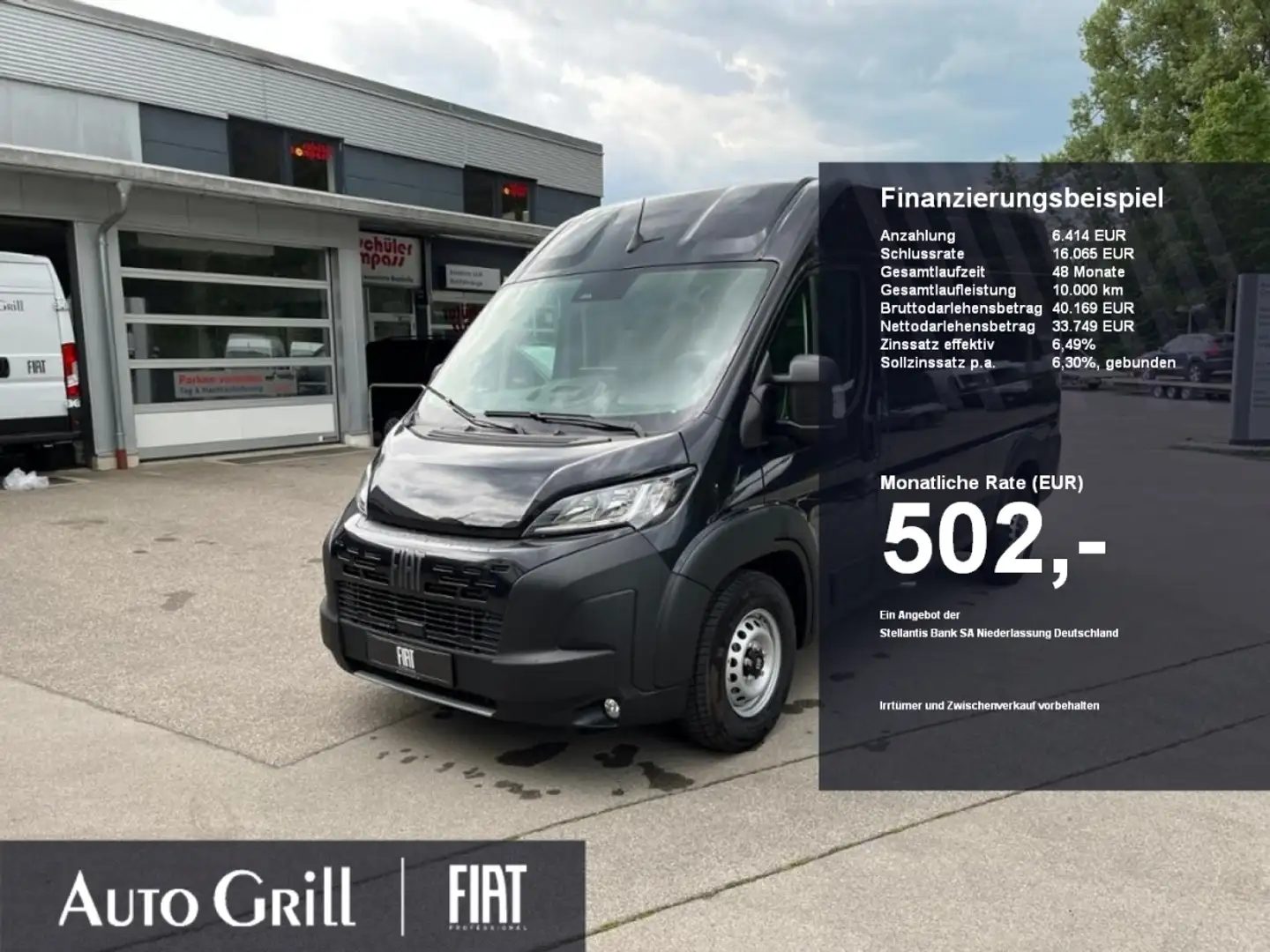 Fiat Ducato Maxi 35 L2H2 AHK RüKa Türen verglast Zwart - 1