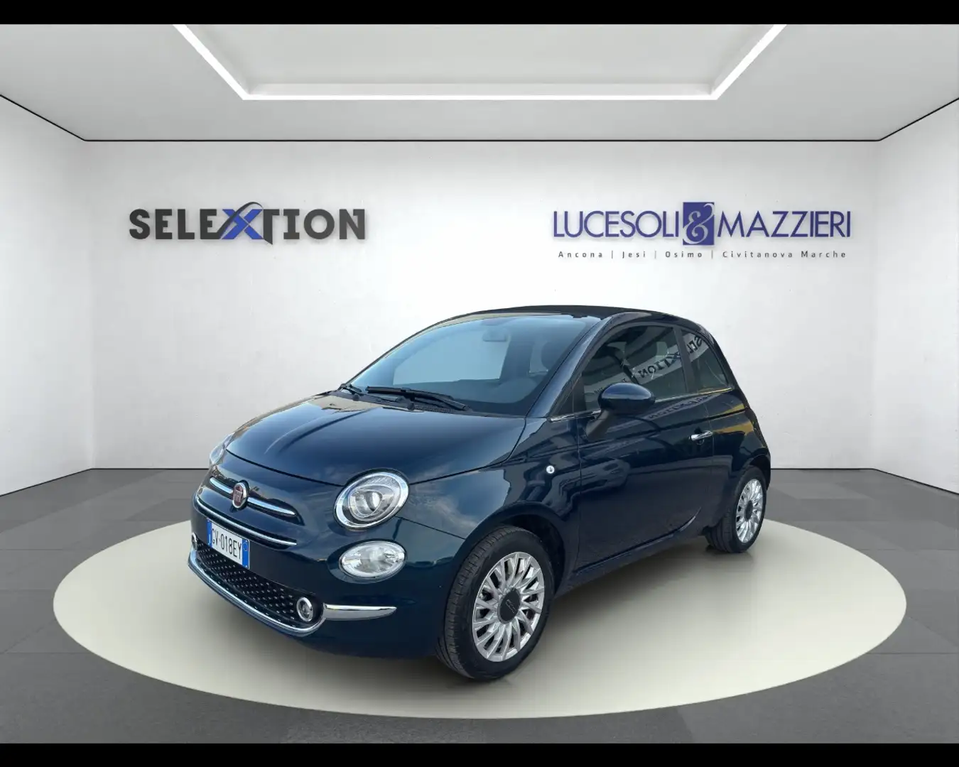 Fiat 500C (2015-2024) - 500 C 1.0 Hybrid Dolcevita Blu/Azzurro - 1