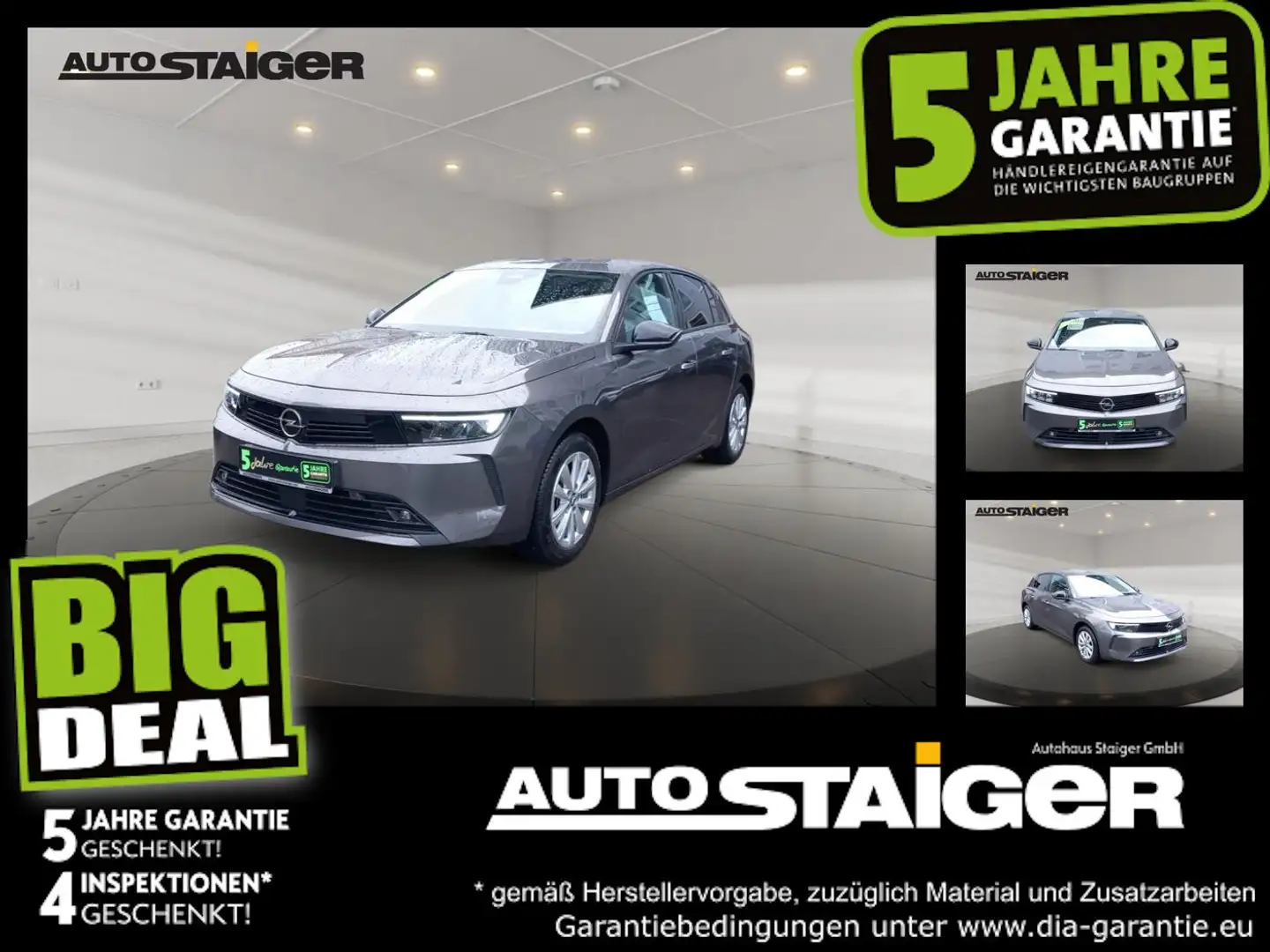 Opel Astra L 1.2 Turbo Elegance AHK-abnehmbar, Navi, Grau - 1