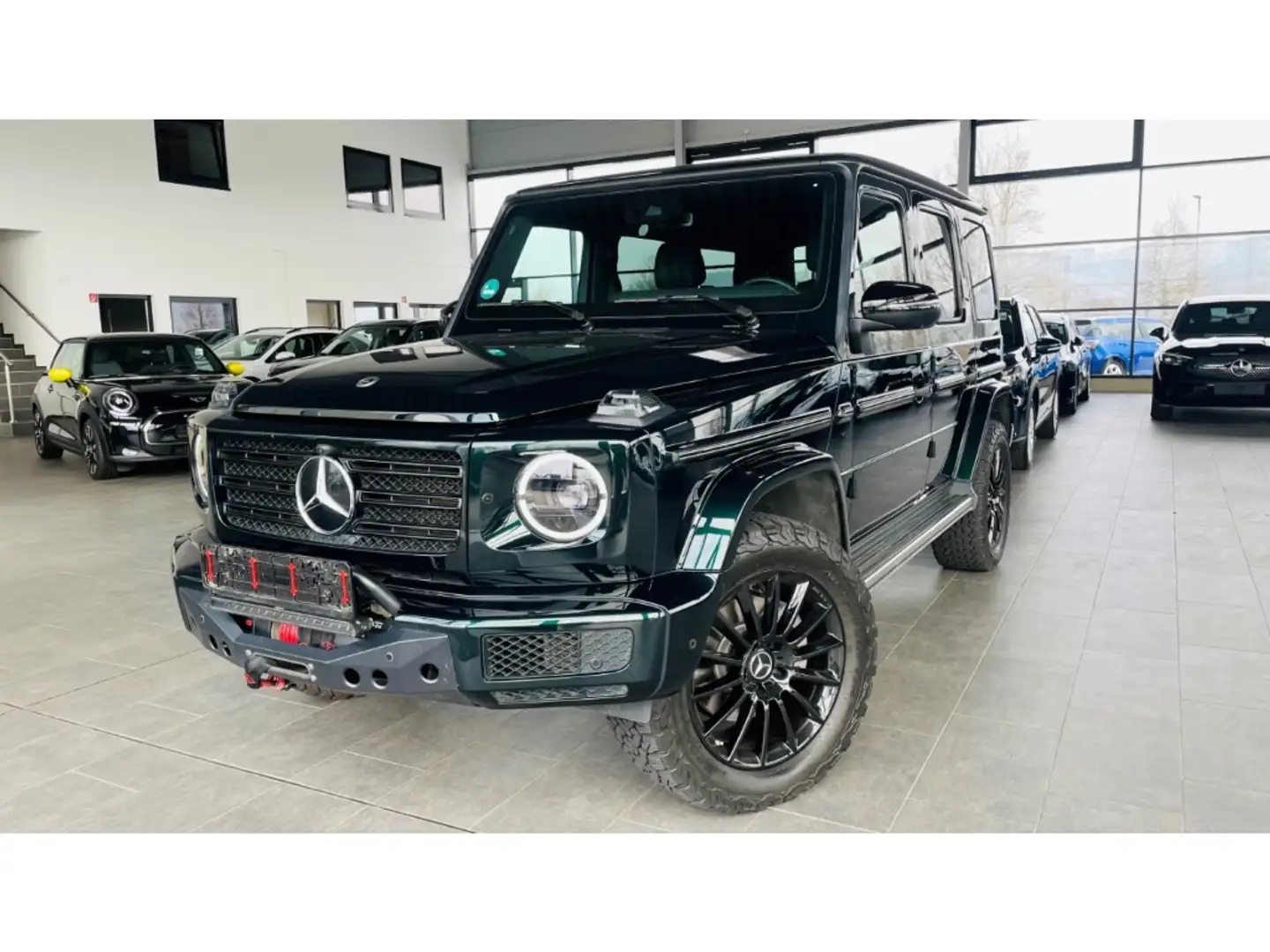 Mercedes-Benz G 500 Burmester el. Winde Distronic 360°Superior Interie Grün - 1