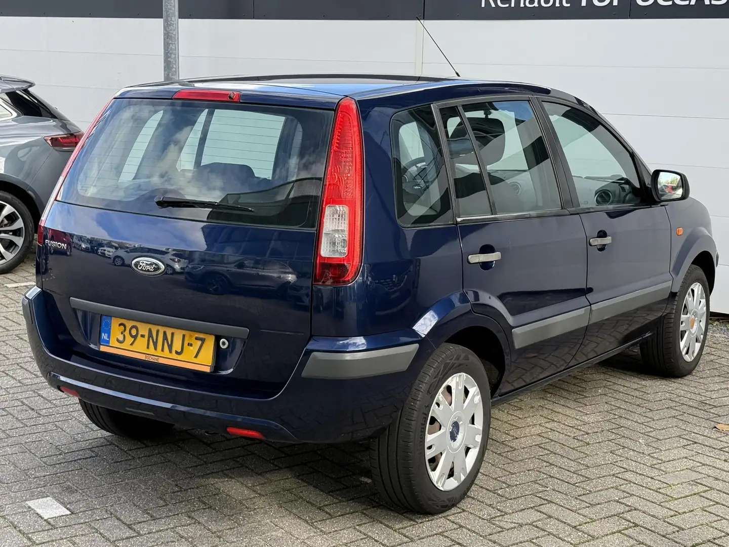 Ford Fusion 1.4-16V Cool & Sound (Hoge Instap) Nieuwe Distribu Blauw - 2