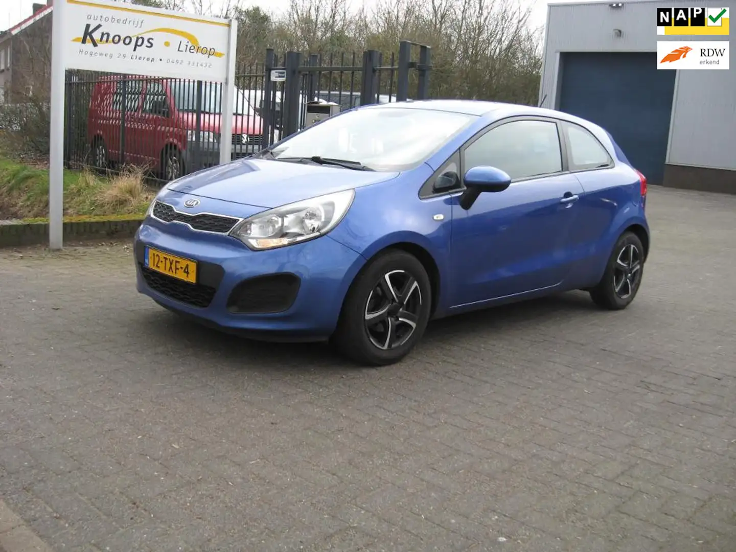 Kia Rio 1.2 CVVT Comfort Pack Bleu - 1
