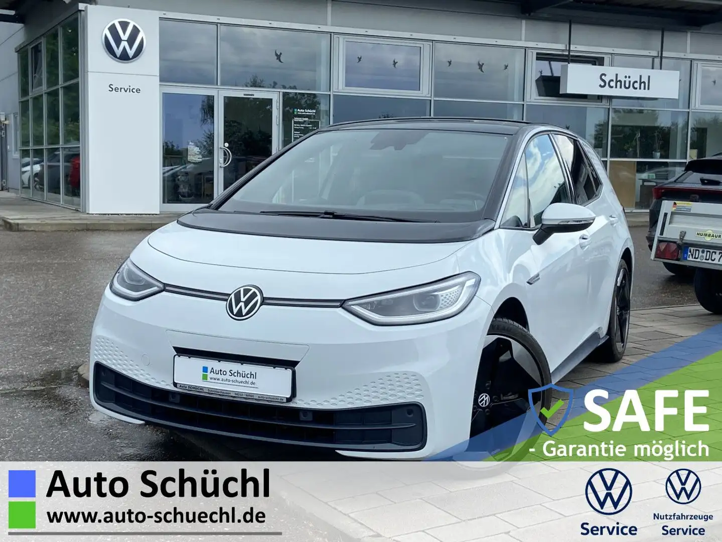 Volkswagen ID.3 Pro Max 20"+DCC+5-SITZER+WÄRMEPUMPE+NAVI+M Weiß - 1