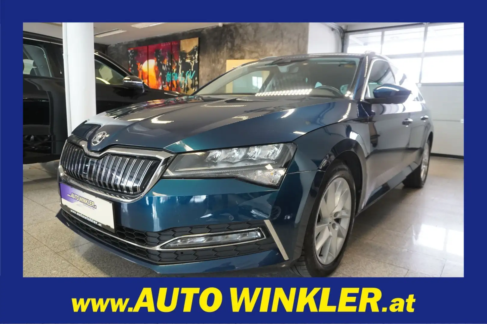 Skoda Superb Kombi 1,4 TSI PHEV MY21/LED/Navi Blau - 1