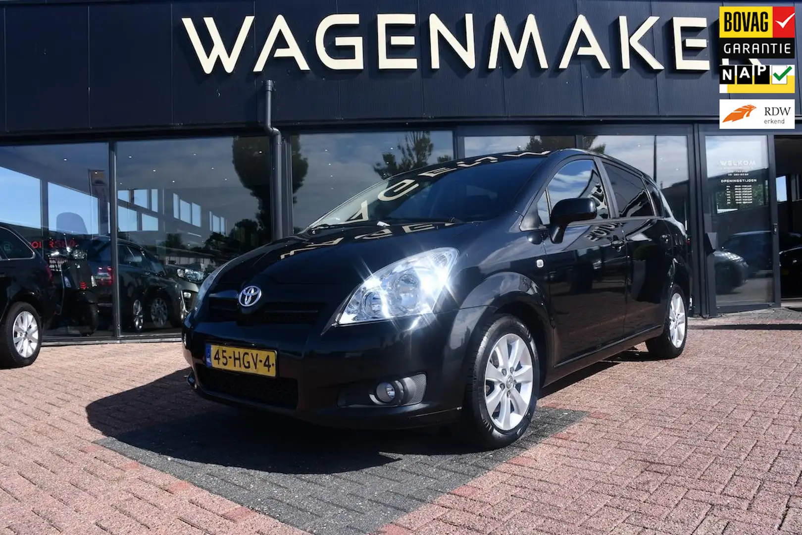 Toyota Verso 1.8 VVT-i Luna 7p. AUT|Clima|Cruise|Trekhaak Zwart - 1