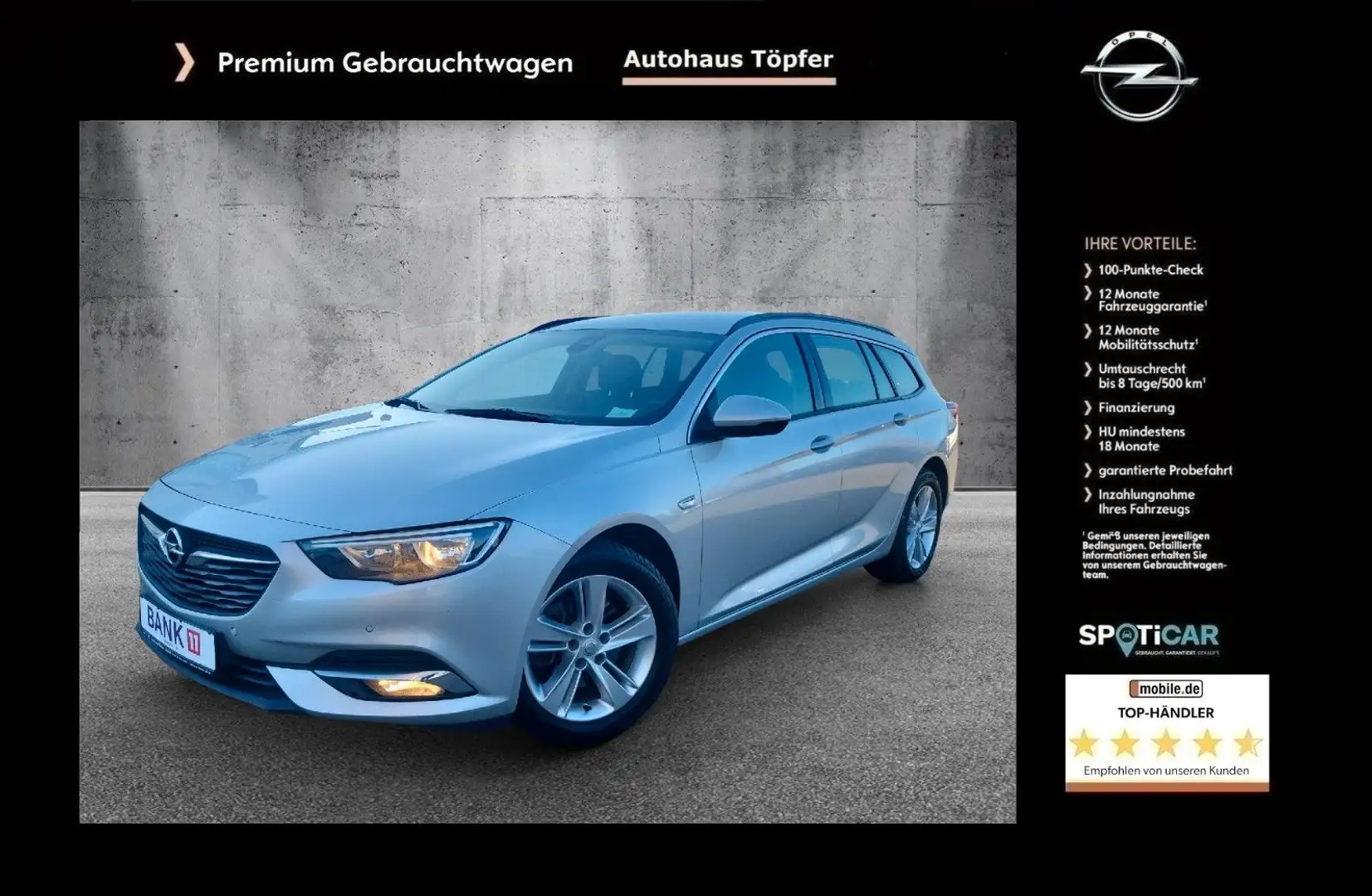 Opel Insignia B ST Premium"Edition" 1-Hand/Scheckheft Silber - 1