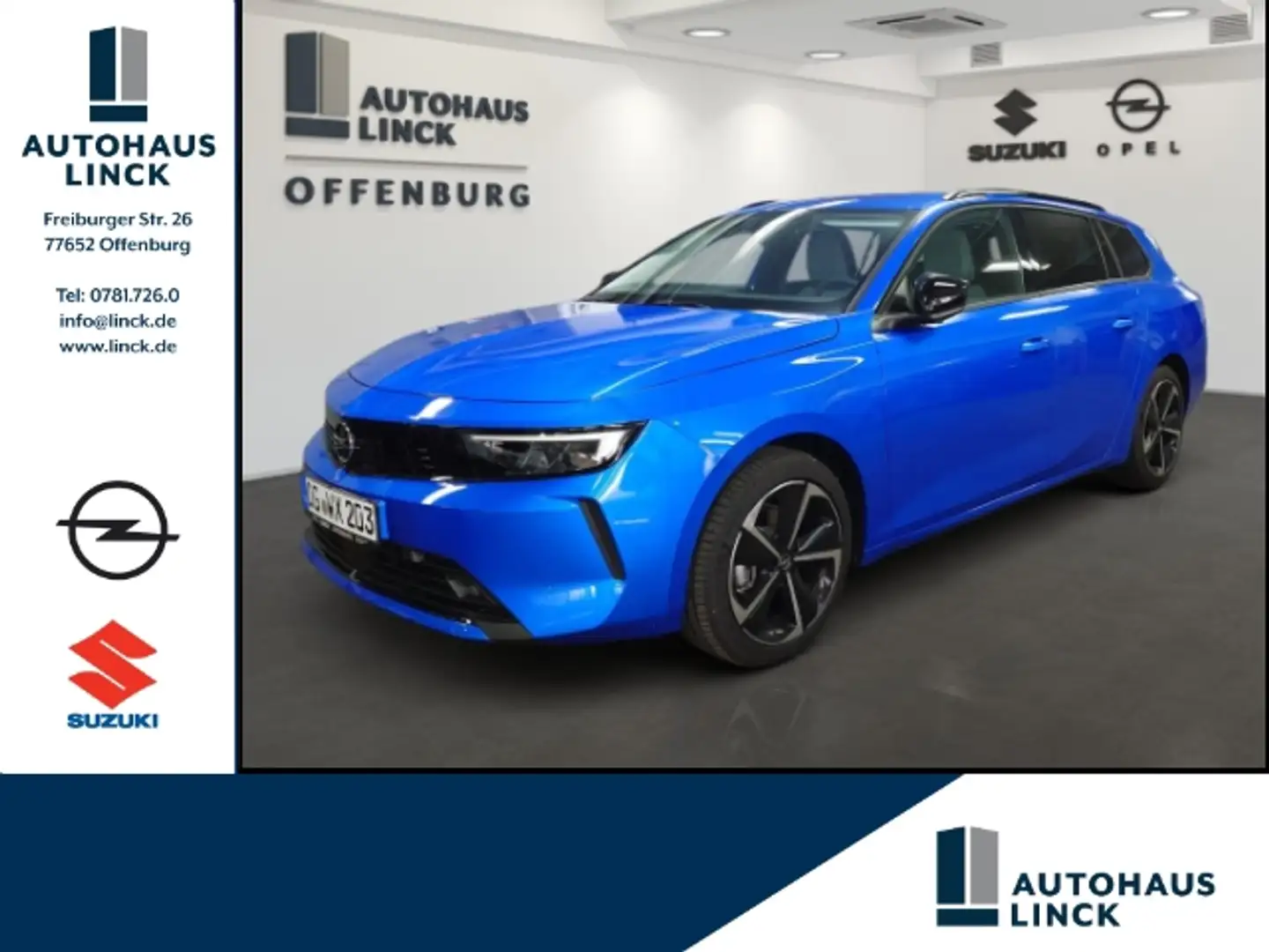 Opel Astra L Sports Tourer Elegance 1.2 Turbo Blue - 1