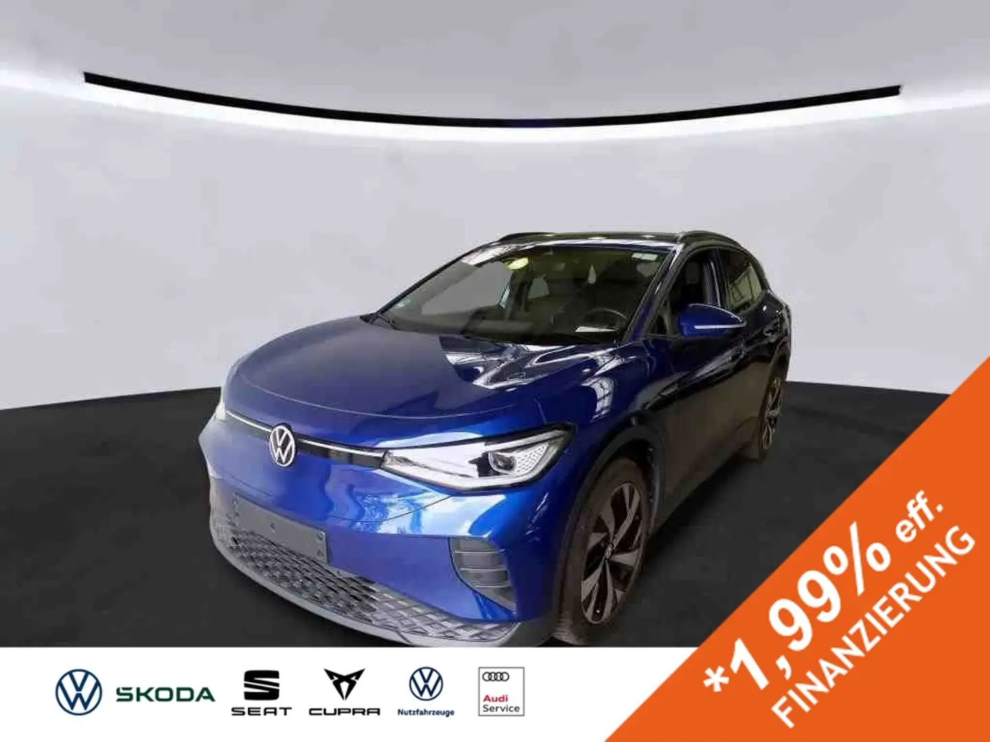 Volkswagen ID.4 PRO PERF. 82 kWh +WÄPU +IQ.LIGHT +AHK +RKAM +ACC Blau - 1