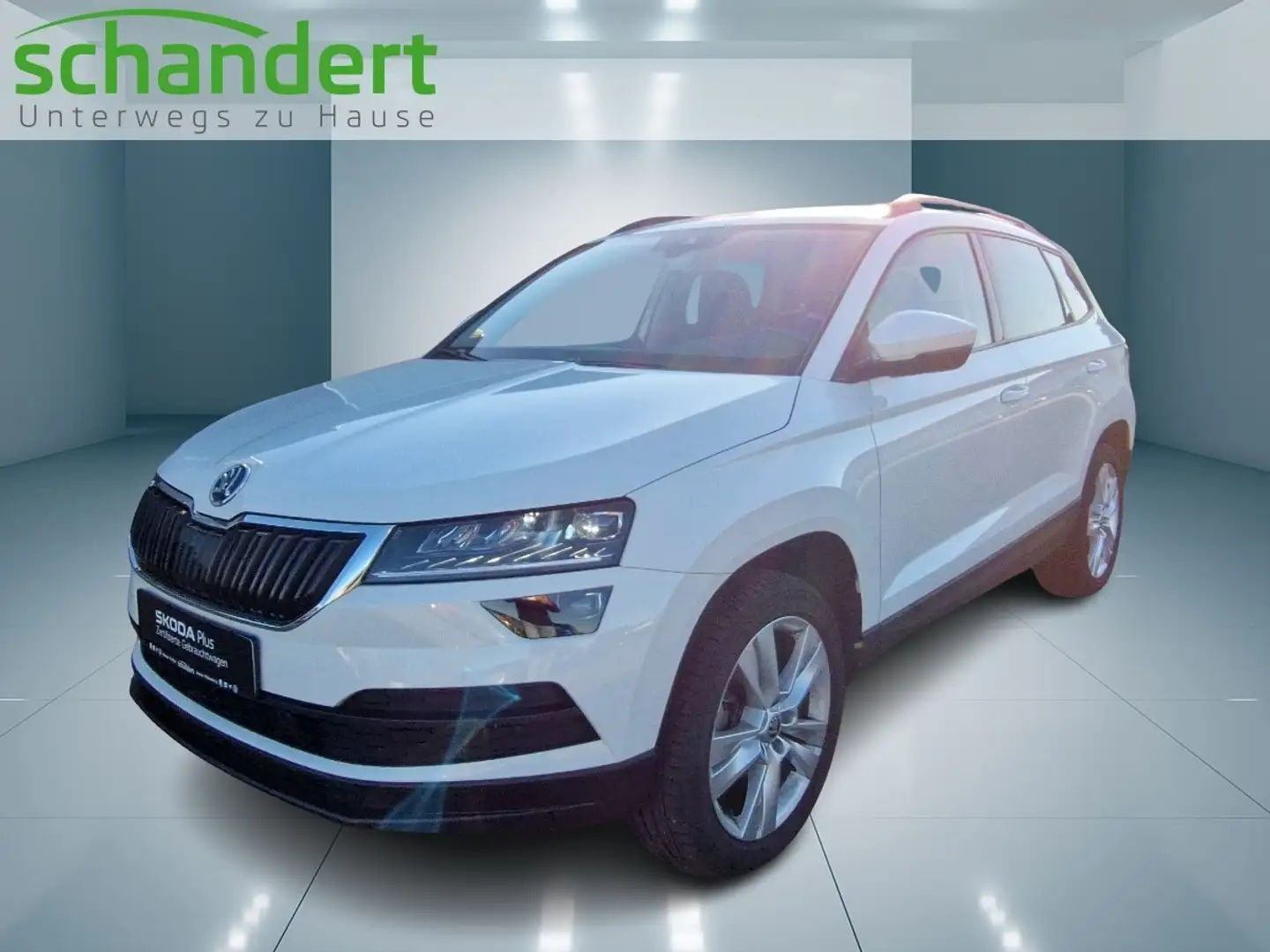 Skoda Karoq 1.5 TSI Style LED Navi ACC Klimaautomatik Wit - 1