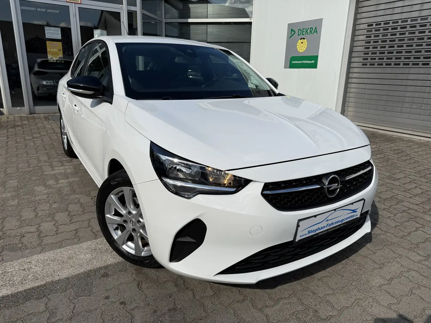 Opel Corsa Edition 5trg. mit Klima/Navi/PDC/Alus/ABS/ESP/EFH/ Wit - 1