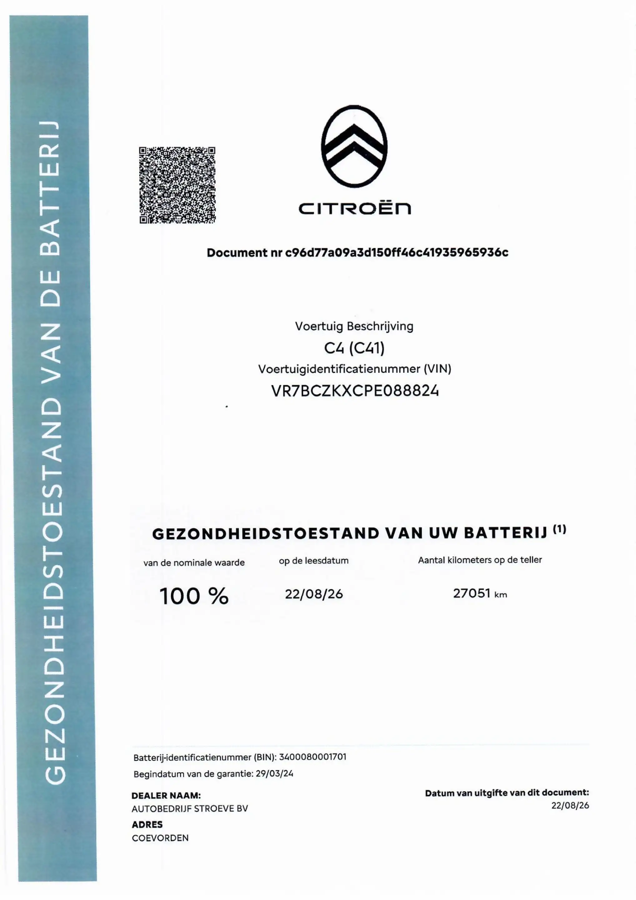 Citroen E-C4 Electric You 50 kWh CAMERA | SOH 100% | LM VELGEN — photo 31
