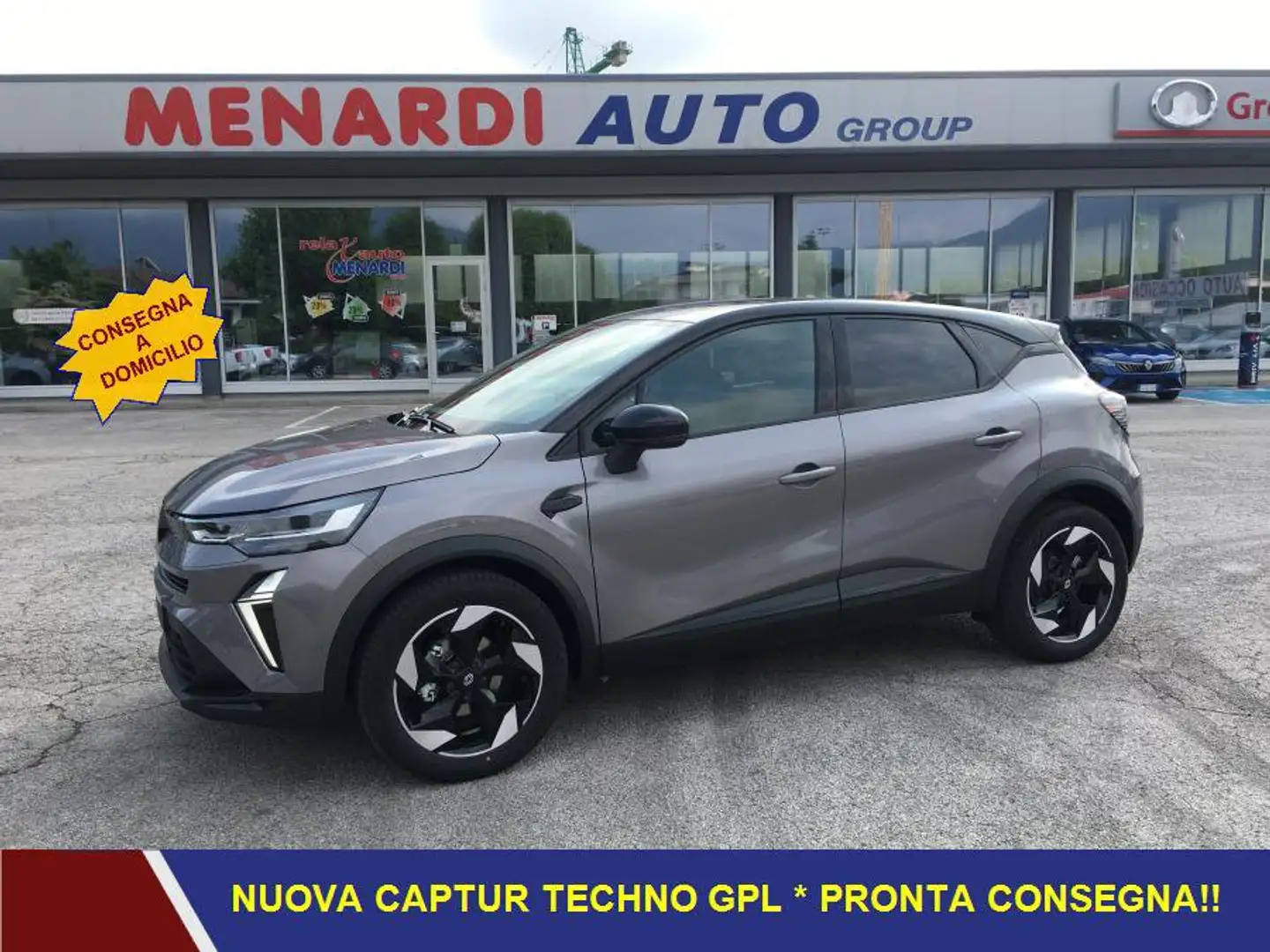 Renault Captur ECO GPL 100 cv Techno NAVIGATORE E PARK. ANT. Grigio - 1