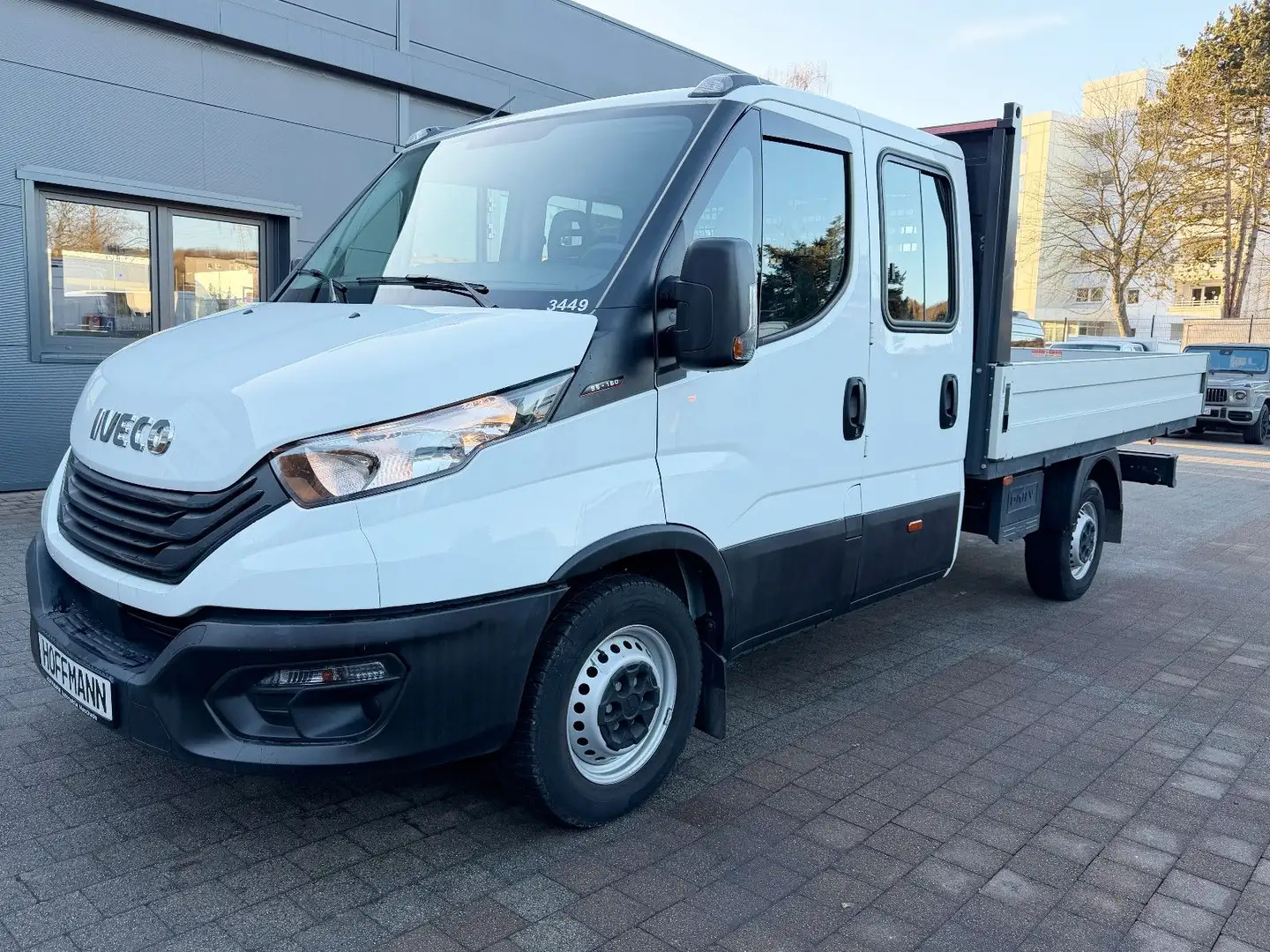 Iveco Daily 35C160 Pritsche / DOKA 3,0 Diesel AHK 3,5T Blanc - 2