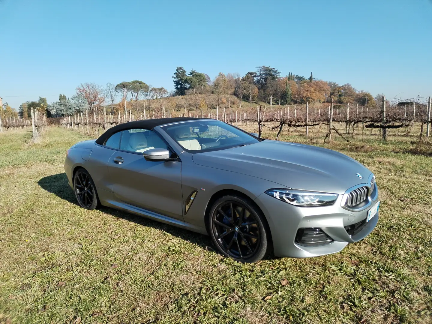 BMW 840 Serie 8 840d Cabrio mhev xdrive auto Gris - 1