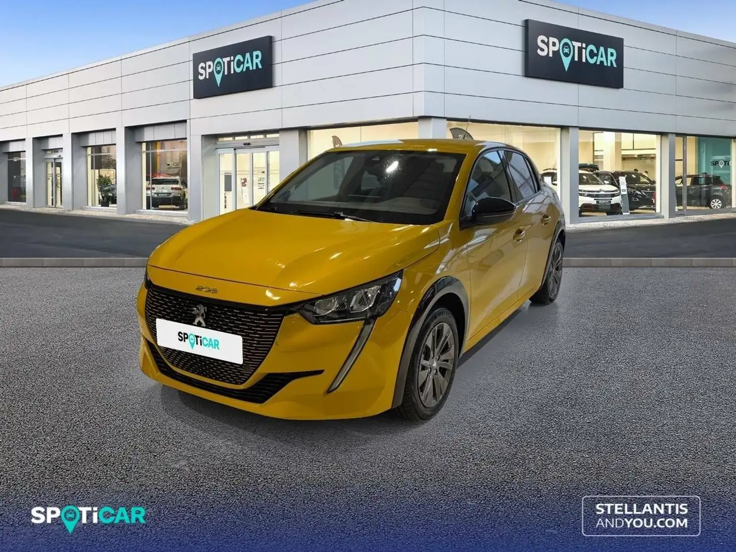 Peugeot 208 Allure Eléctrico 136 Amarillo - 1
