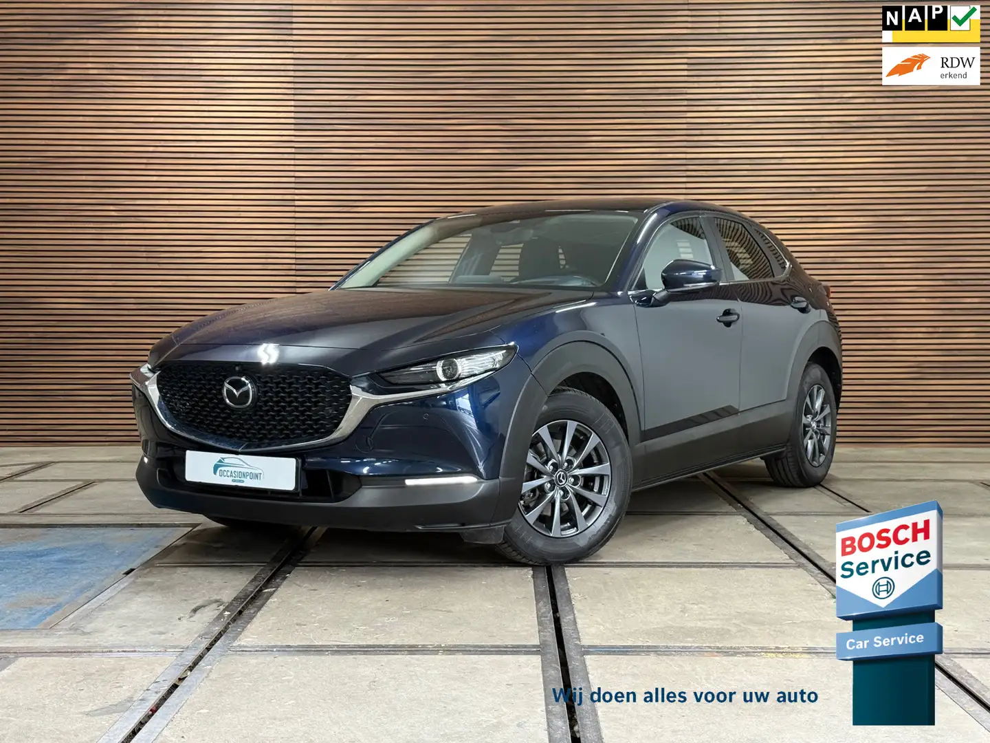 Mazda CX-30 2.0 e-SkyActiv-G M Hybrid Automaat | HUD | 360 cam Blauw - 1