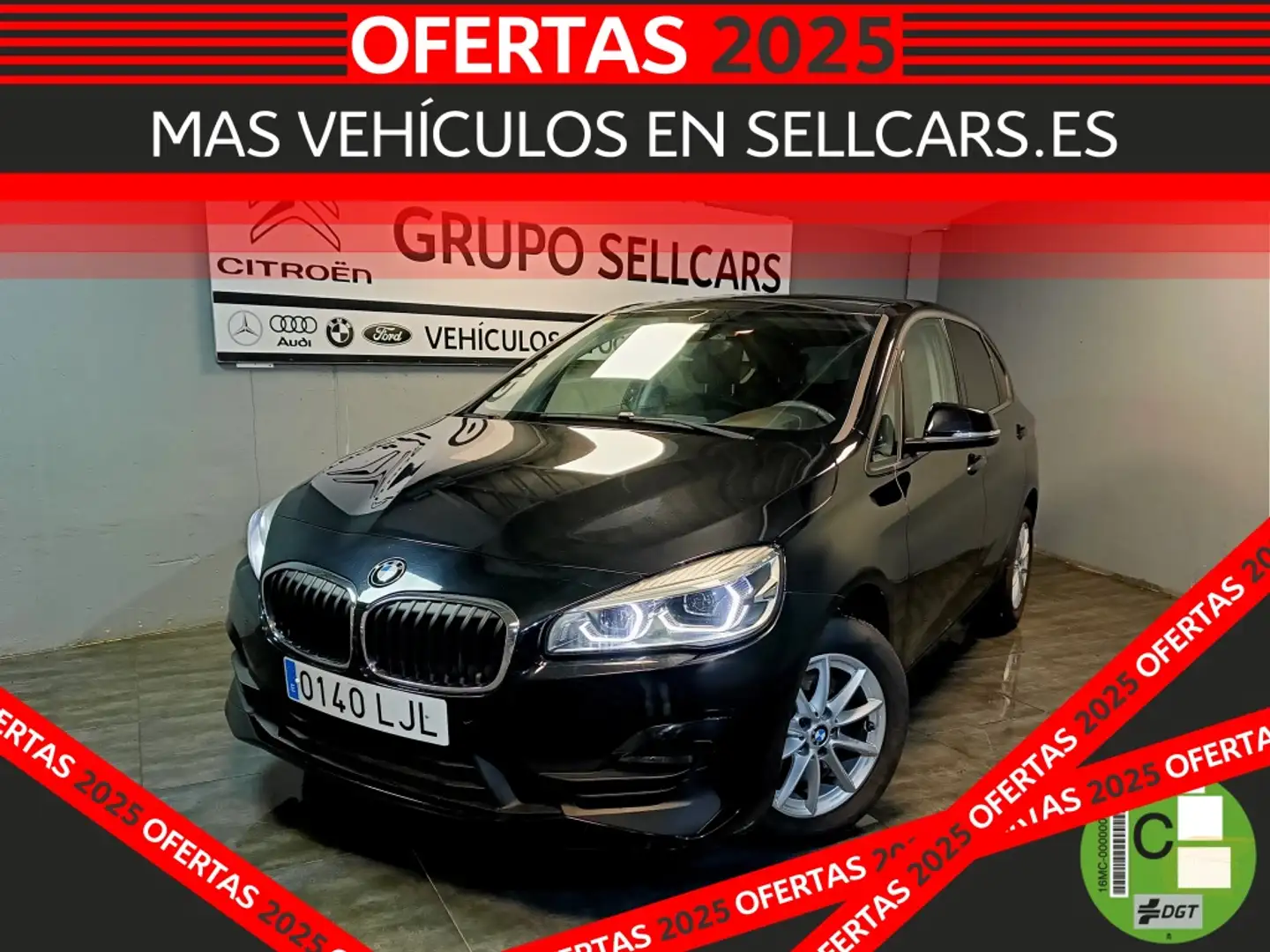 BMW 218 218d Active Tourer Nero - 1