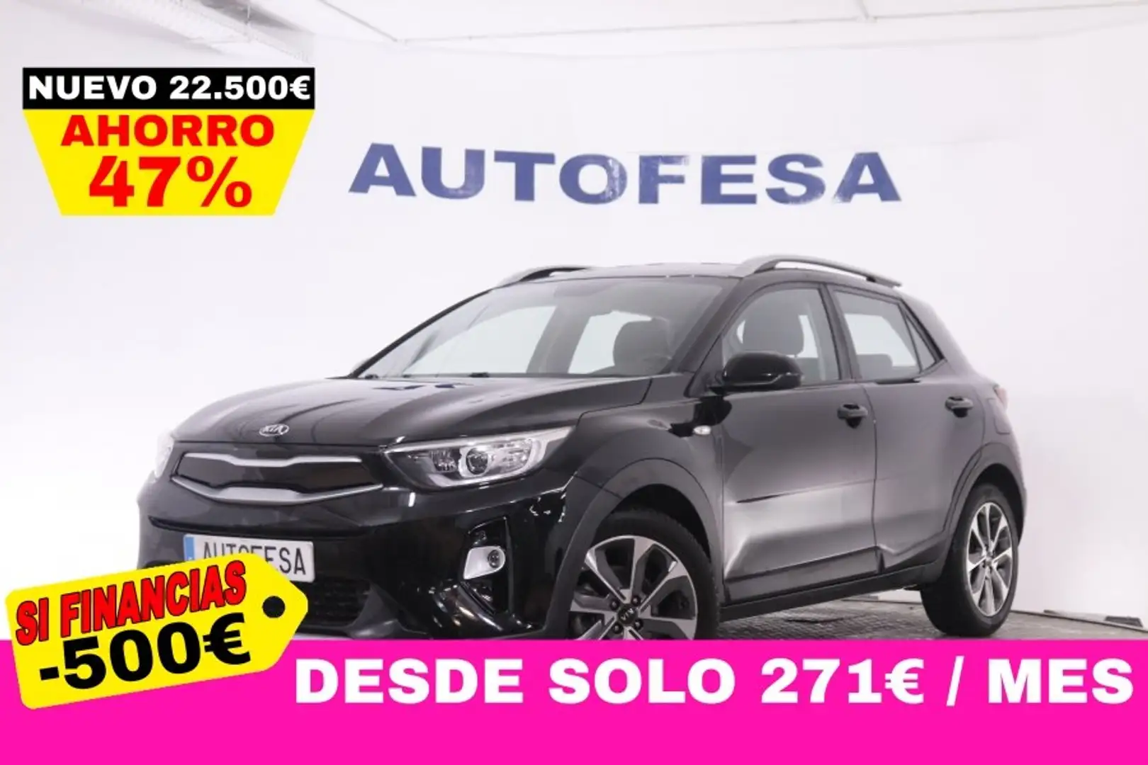 Kia Stonic 1.0 ACTIVE 100CV 5P #PARKTRONIC, CAMARA TRASERA Negro - 1