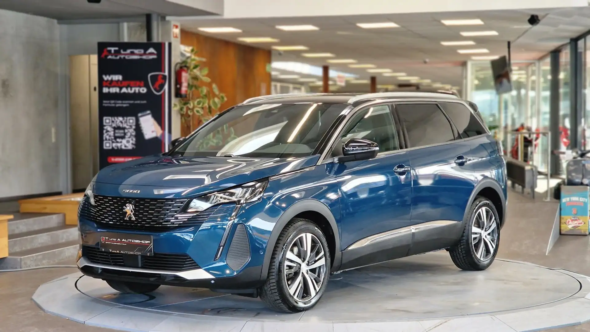 Peugeot 5008 Allure Pack 1-Hand 7-Sitzer 130 EAT8 *I-Cockpit*36 Blau - 2