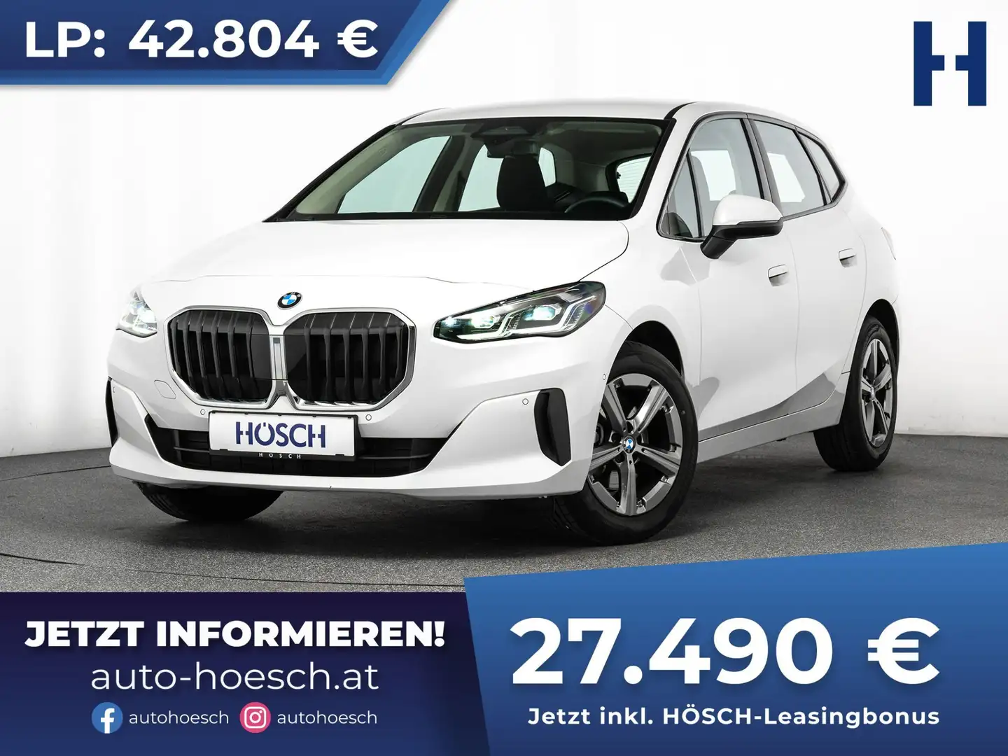 BMW 216 i Active Tourer ADAPTIV-LED KEYLESS SHZ NAVI ++ Weiß - 1