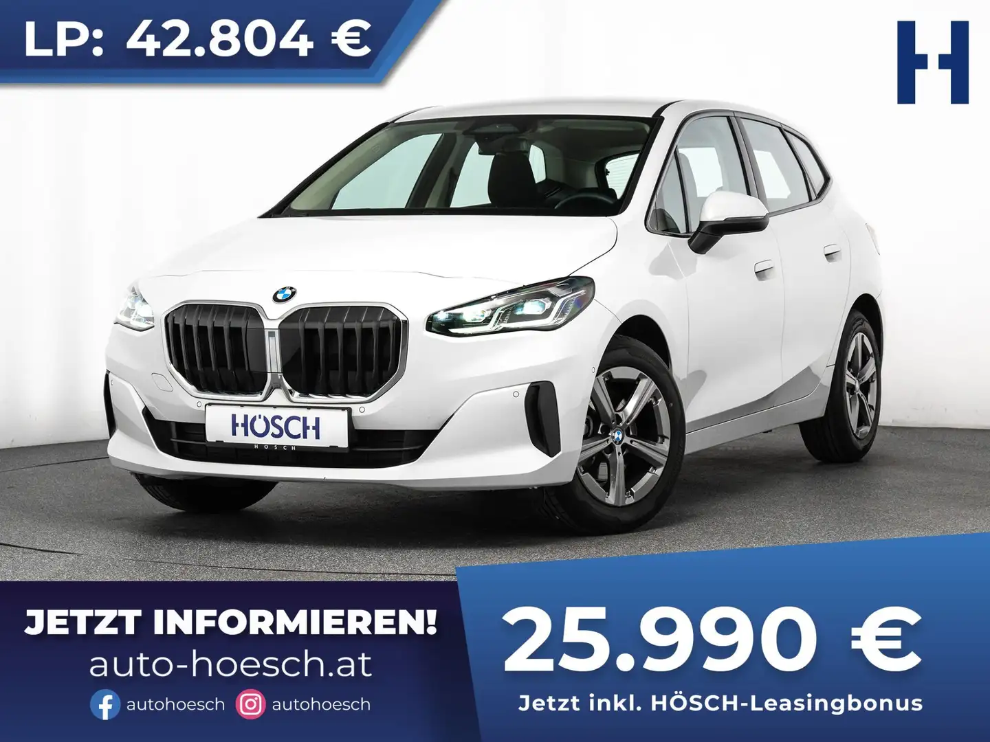 BMW 216 i Active Tourer ADAPTIV-LED KEYLESS SHZ NAVI ++ Weiß - 1