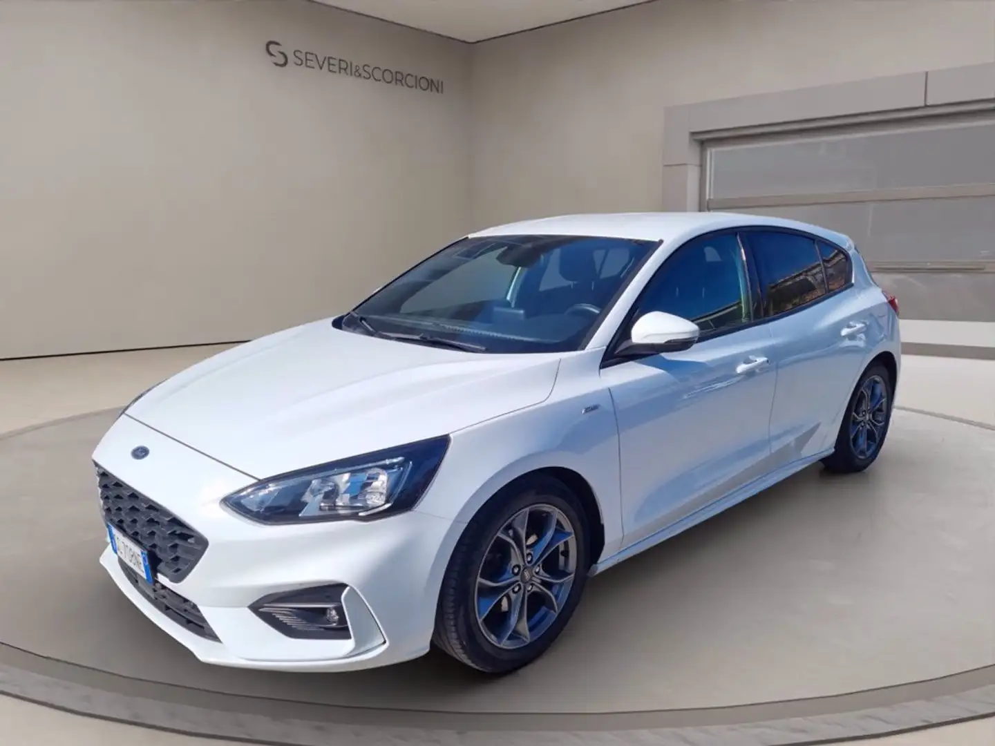 Ford Focus 1.0 ecoboost h st-line s&s 125cv my20.75 Bianco - 1