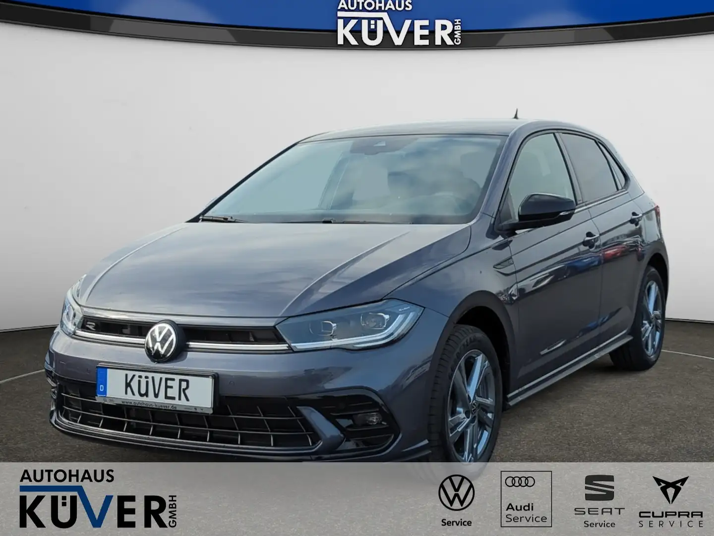 Volkswagen Polo R-Line 1,0 TSI DSG ACC+Matrix+Shzg.+IQ+16´´ Grau - 1
