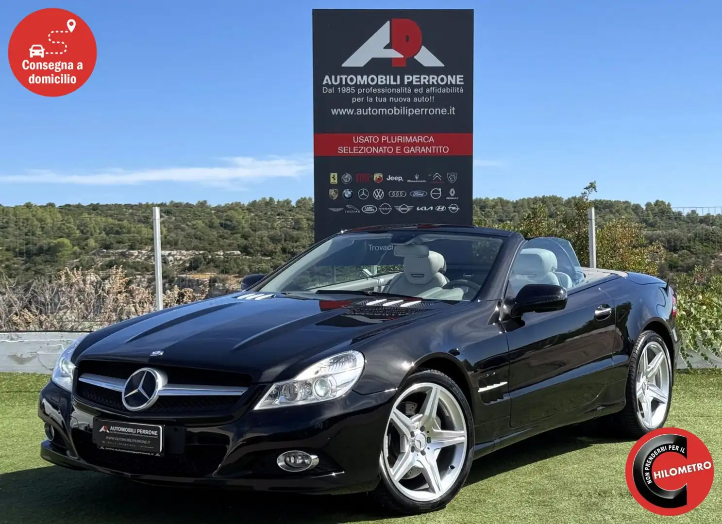 Mercedes-Benz SL 500 V8 Sport (Tetto panorama-19" AMG-Full Opt.) Noir - 1