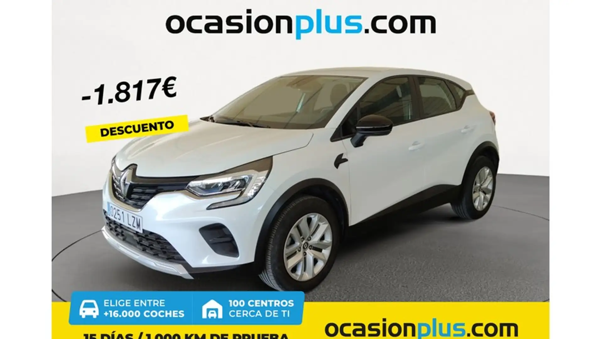 Renault Captur TCe Intens 74kW GLP Blanco - 1