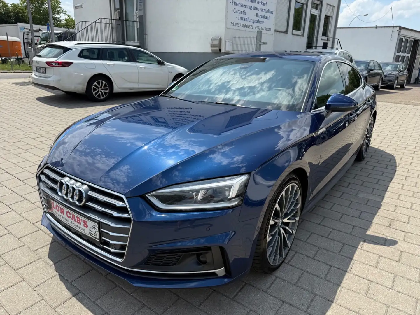 Audi A5 Sportback 50 TDI Quattro 2x Sline/360 Kam/LED Blauw - 1