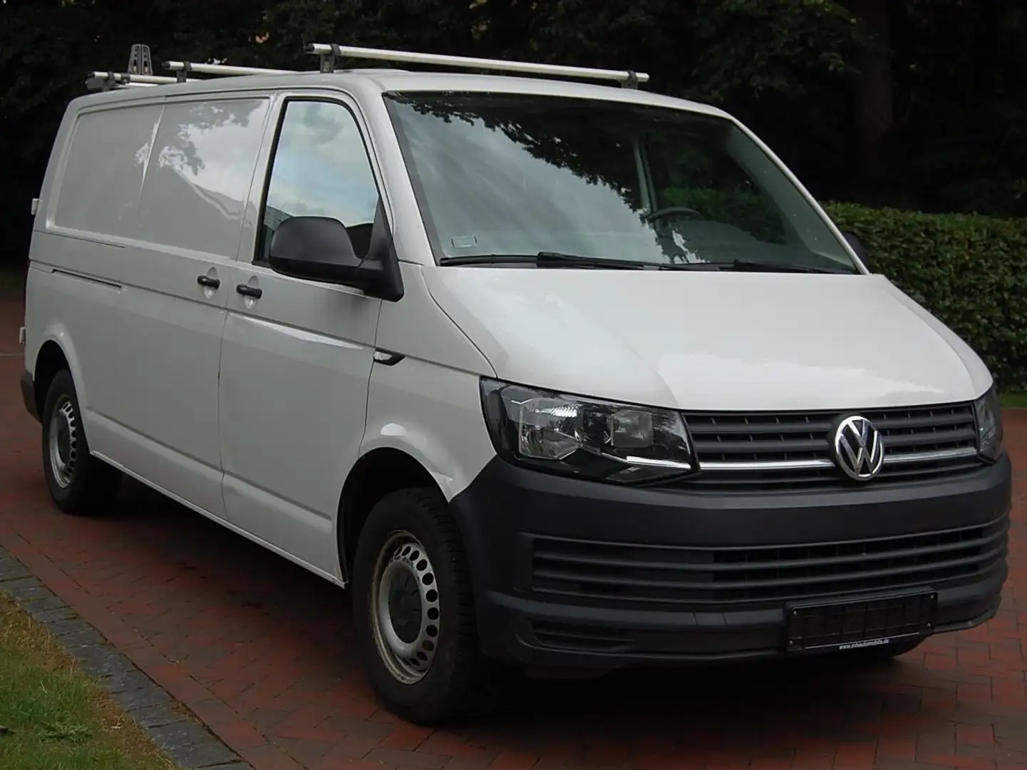 Volkswagen T6 Transporter TDI Kasten lang Regale AHK Dachträger Navi Blanc - 1