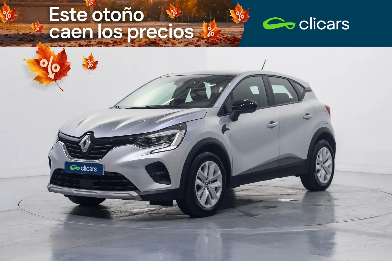 Renault Captur E-TECH Híbrido Enchufable Evolution 117kW Plateado - 1